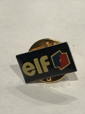 Elf Fuel Pin Badge Motoring