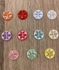 Crown Baby Star Buttons For Cardigans 11 Colours 11mm 14mm 16mm Cardigans 2 Hole