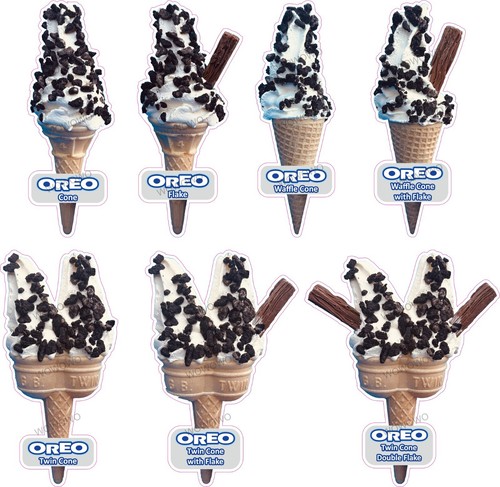 Ice cream van sticker - van,