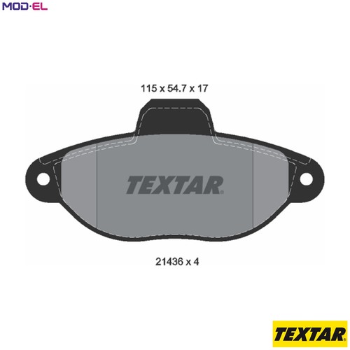 Brake pad set disc - set,