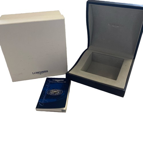 Longines watch box blue - , with