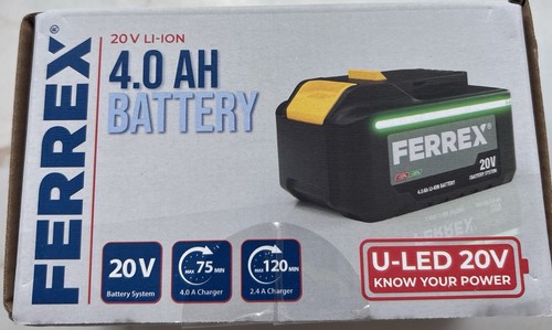 Ferrex 0ah 20v lithium ion - 20v,