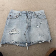 Levi's Denim Mini Skirt Size