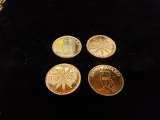 MILLS Gold Award Token for Antique Slot Machine Gold Award (4) Tokens MILLS