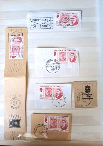 Qeii guernsey used stamps - gb,