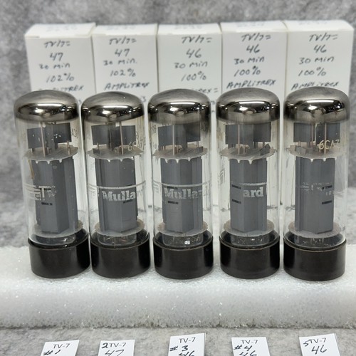 Five matched mullard - matched, el34