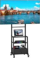 Rolling TV Stand on Wheels