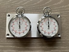 Swiss Military CWC Stopwatch Set Rally Timer on Dashboard Panel Serviced