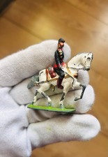 Vintage Lead Cavalry Figure – Fixed Rider – Hand Painted – Display/Restoration