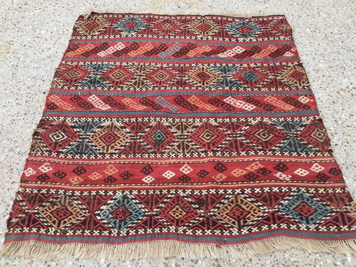Antique turkish kilim - turkish, rug