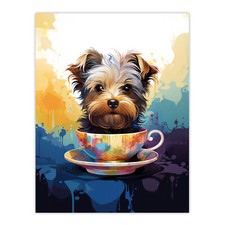Tea Cup Yorkshire Terrier Dog