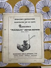 Ransomes Marquis Motor Mower