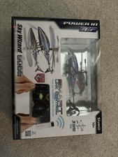 Silver Lit Power Air Sky Wizard  2.4 GHz 3 Channel Control RC Helicopter 84611
