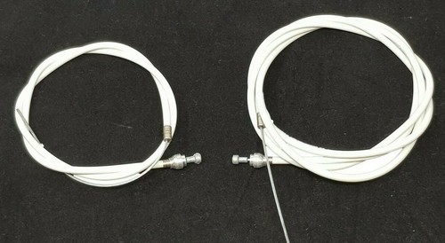 Pair white racing - bike, pear