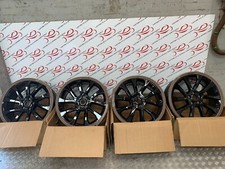 RANGE ROVER SPORT ALLOY WHEELS GLOSS BLACK BRAND NEW 21'' GENUINE ALLOYS N9X2CB