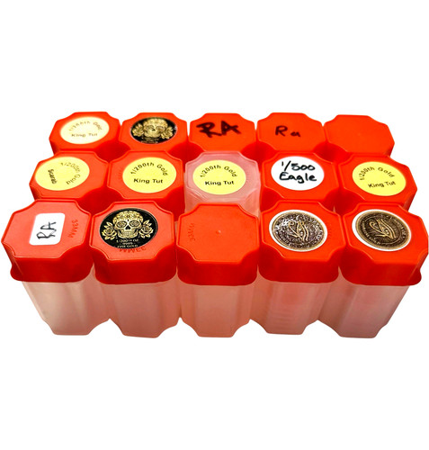 Monarch gold round - monarch, holder