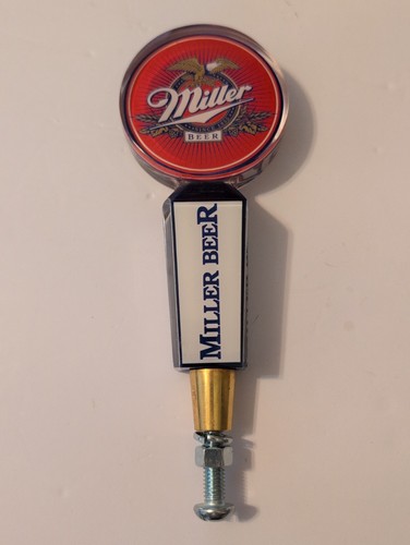 Miller beer tap handle - beer, knob