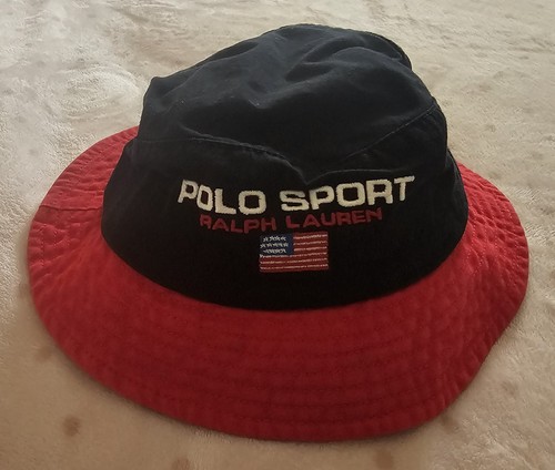 Polo sport bucket hat black - polo,