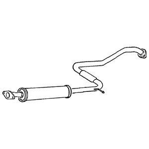 Klarius centre exhaust pipe - centre,