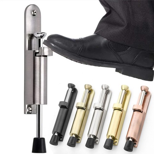 Foot operated door stop strong - foot,