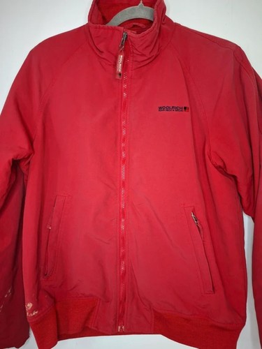 Vintage woolrich red bomber - vintage,