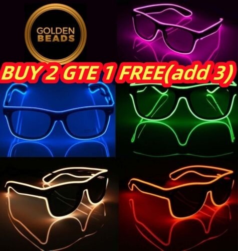 Flashing glasses wire led - glasses, el