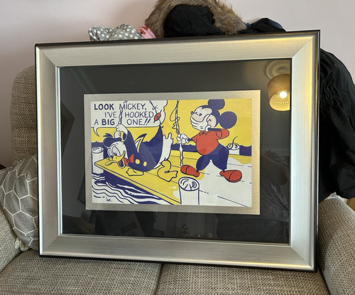 Roy lichtenstein look mickey - lichtenstein,