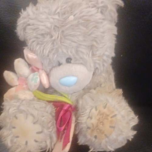 You tatty teddy - me,