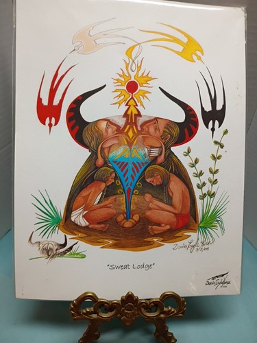 Native american print - native,
