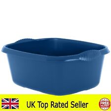 wham large washing up bowl plastic kitchen sink basin navy 12l
