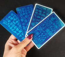 4 x Nail Art Stamping Plates