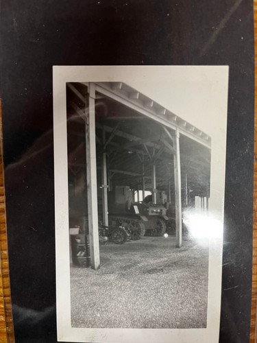 Old time barn with motorcycles - time,