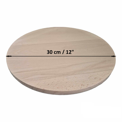 Round wooden bread - wooden, chopping