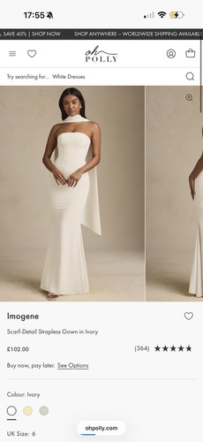Polly imogene strapless - imogene,