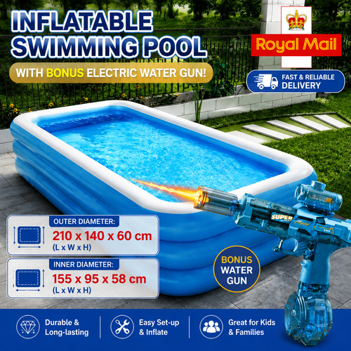 Large family swimming - family,