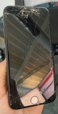 iPhone 7 128GB Jet Black- Unlocked- Average Condition- 100% Battery- Cracked