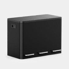 Black Recycling Kitchen Bin