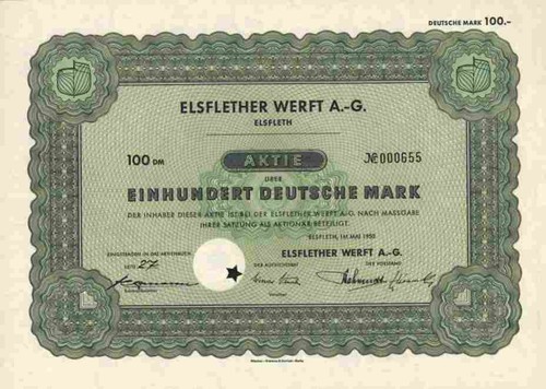 Elsflether werft 1950 - ag,