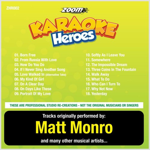 Matt monro karaoke cdg - matt,