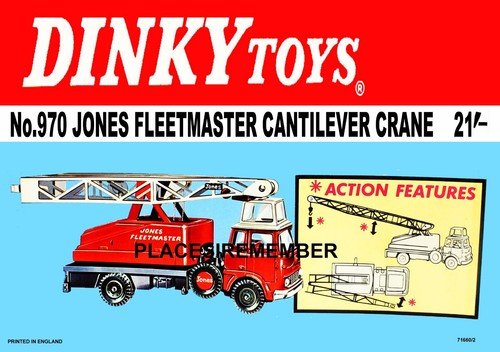Dinky toys jones - jones, fleetmaster