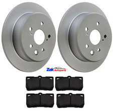 FOR LEXUS IS220D IS250 (2005-2011) REAR 2 BRAKE DISCS & PADS & SET *NEW* SOLID