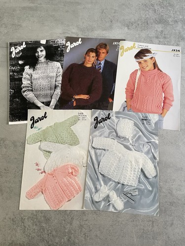 Vintage knitting patterns - vintage, x5