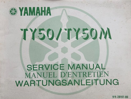 Yamaha ty50 ty50m - ty50, service