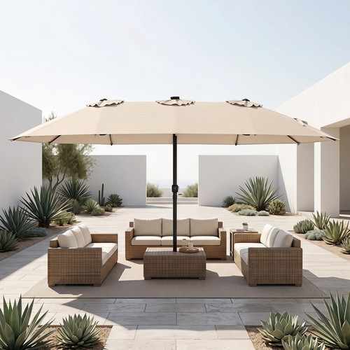 15ft double sided umbrella - 15ft,