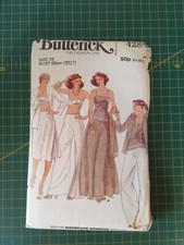 4284 Maxi Skirt Bandeau Cami & Pants Size 10 Vintage Butterick Sewing Pattern