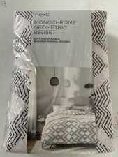 Brand new Next Double  Bedding Monochrome Geometric Bed set Double Size