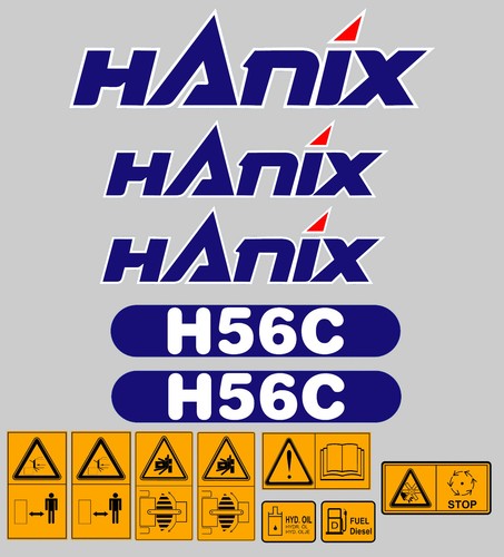 Hanix h56c digger complete - h56c,
