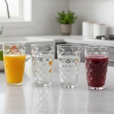Set of 4 Tall Dimple Hi Ball