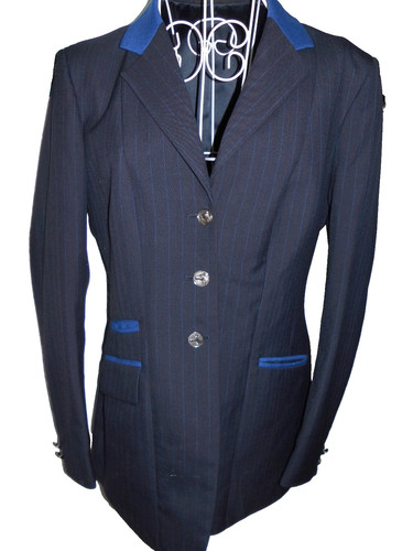 Pytchley dark blue pin stripe