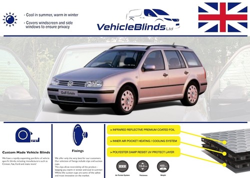 Thermal blinds for volkswagen - for,